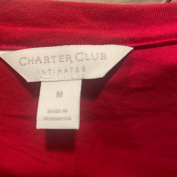 Charter Club NWT 2 Piece PJ Set Shirt & Pants Tiny Buffalo Check - Picture 2 of 7